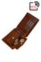 Handmade Genuine Leather RFID Blocker Crazy Tan Coin Portfolio - 5