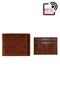 Handmade Genuine Leather RFID Blocker Crazy Tan Coin Portfolio - 7