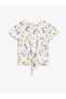 Baby Girl Ecru T-Shirt - 2