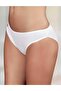 Women's White Rib Low Waist Slip 12 Pcs Mb023 - 2