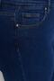 İndigo Yüksek Bel Esnek Kumaş İspanyol Paça Flare Fit Büyük Beden Jeans TBBAW23JE00001 - 15