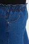 Mavi Yüksek Bel Beli Lastikli %100 Non-Stretch Pamuk Büyük Beden Mom Jeans TBBAW23JE00002 - 20