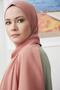 Women's Medina Silk Shawl Peach - 166 - 4