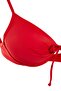 Kırmızı Balkonet Fiyonk Detaylı Kaplı Basic Bikini Üstü TBESS20BU0237 - 7