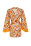 Çiçek Desenli Dokuma Püskül Detaylı %100 Pamuk Plaj Mini Kuşaklı Plaj Kimono&Kaftan TBESS23KM00004 - 8