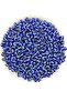 50 Pcs 6mm Navy Blue / Dark Blue Acrylic Round Evil Eye Beads, Jewelry Making Eye Beads