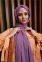 Women's Bamboo Shawl Lilac - 05 - 3