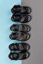 Genuine Leather Black Color Orthopedic Sole Children's Unisex Sandals - 4