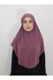 Prayer Cloth Ready Large Scarf Malaysia Model Khimar One Piece Suitable for Hajj and Umrah Lilac Color - 2