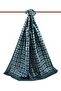 Women's Luxury Medina Silk Shawl Emerald Green-10 - 2