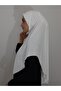 Prayer Cloth Khimar, Ready-made Large Scarf, Malaysia Model, Sandy Fabric Ecru for Hijap, Hac Umrah - 5
