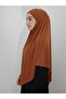 Souffle Ready Tied Peceli Large Scarf Hıjap Tile Suitable for Hajj and Umrah - 3