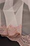Skirt Embroidered Grecian Pink Color 1-2.5 Medium Pleated Tulle Curtain - 2
