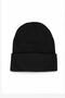 Black Knitwear Tassel Detailed Scarf and Beret Set - 2