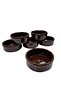 Full Glazed Soil Oven Casserole 6 Pieces - 2
