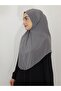Prayer Cloth, Ready Large Scarf, Malaysian Model, Suitable for Hijap, Hajj Umrah, Sandy Fabric Gray - 3