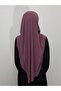 Prayer Cloth, Ready Large Scarf, Malaysian Model, Suitable for Hijap, Hajj Umrah Sandy Fabric Lilac - 4