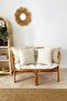 4-Piece Handmade Natural Buldan Cloth Authentic Organic Cotton Tasseled Throw Pillow Cover - 4