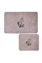 Anchor Pattern 2-Piece Bath Mat Set (50X80) - 2