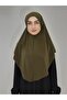 Prayer Cloth Ready Large Scarf for Hajj and Umrah Hıjap Malaysian Model Khaki