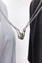 Best Friend Magnetic Hand Necklace Best Friend & Lover Couple Necklace Boxed - 2