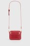 Women's Red Crocodile Skin Look Crossbody Bag 219