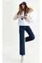 Lycra High Waist Wide Leg Jeans Trousers - 3