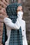 Women's Luxury Medina Silk Shawl Emerald Green-10
