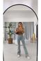 Arya Spanish Spaghetti Jeans Colorfast Blue Snow Wash Spanish Jeans High Waist Jeans - 2