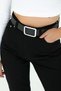 Sendy Black Colorfast Mom Jean Women's Boyfriend High Waist Power Lycra - 5