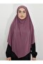 Ready Suffle Bagged Practical Large Scarf Khimar Lavender Color