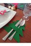 Cutlery Case - Placemat - Tableware Presentation - Christmas Pine Tree - Set of 6 - 3