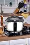 Presto Black Metal Pot - 10 Lt with Handle and Pressure