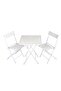 Ahşap Bistro Set Beyaz