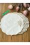 Tree Patterned Round Plate (6 Pieces) - 2
