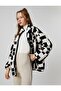 Polar Sweatshirt Zipper Stand Collar Pocket Detailed Long Sleeve - 2