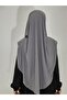 Prayer Cloth, Ready Large Scarf, Malaysian Model, Suitable for Hijap, Hajj Umrah, Sandy Fabric Gray - 4