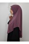 Prayer Cloth, Ready Large Scarf, Malaysian Model, Suitable for Hijap, Hajj Umrah Sandy Fabric Lilac - 3