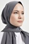 Women's Medina Silk Shawl Anthracite - 105 - 2