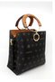 Printed Women's Evening Bag with Chain Strap - 3