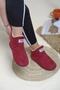 Unisex Claret Red Wool Inside Home Shoes Home Boots Home Shoes - 4