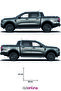 2 Pieces Off Road Sticker - Side Trunk Sticker - Auto Sticker - Car Sticker - 84x47 Compatible