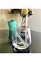N Letter Laser Cut Non-Removable Glass Cup-Candle Holder-Pen Holder-Suitable for Use as a Mini Vase 1 Pc