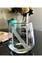 N Letter Laser Cut Non-Removable Glass Cup-Candle Holder-Pen Holder-Suitable for Use as a Mini Vase 1 Pc - 2