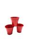 Metal Presentation Bucket 9cmx8cm Patetes Stick Sugar Bowl Table Top Garbage Bucket Set of 3