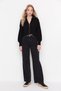Lycra High Waist Wide Leg Jeans Trousers - 2