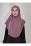 Prayer Cloth Ready Large Scarf Malaysia Model Khimar One Piece Suitable for Hajj and Umrah Lilac Color - 3