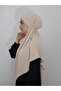 Souffle Ready Tied Peceli Large Scarf Suitable Skin for Hijab, Hajj and Umrah - 6
