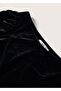 Asymmetric Velvet T-Shirt - 5