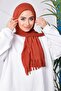 شال جاهز عملي ومطوي باللون الأزرق من Tile Moda - 3